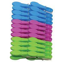 Ben-Mor CS78020 Deluxe Clothespin, Plastic, Assorted